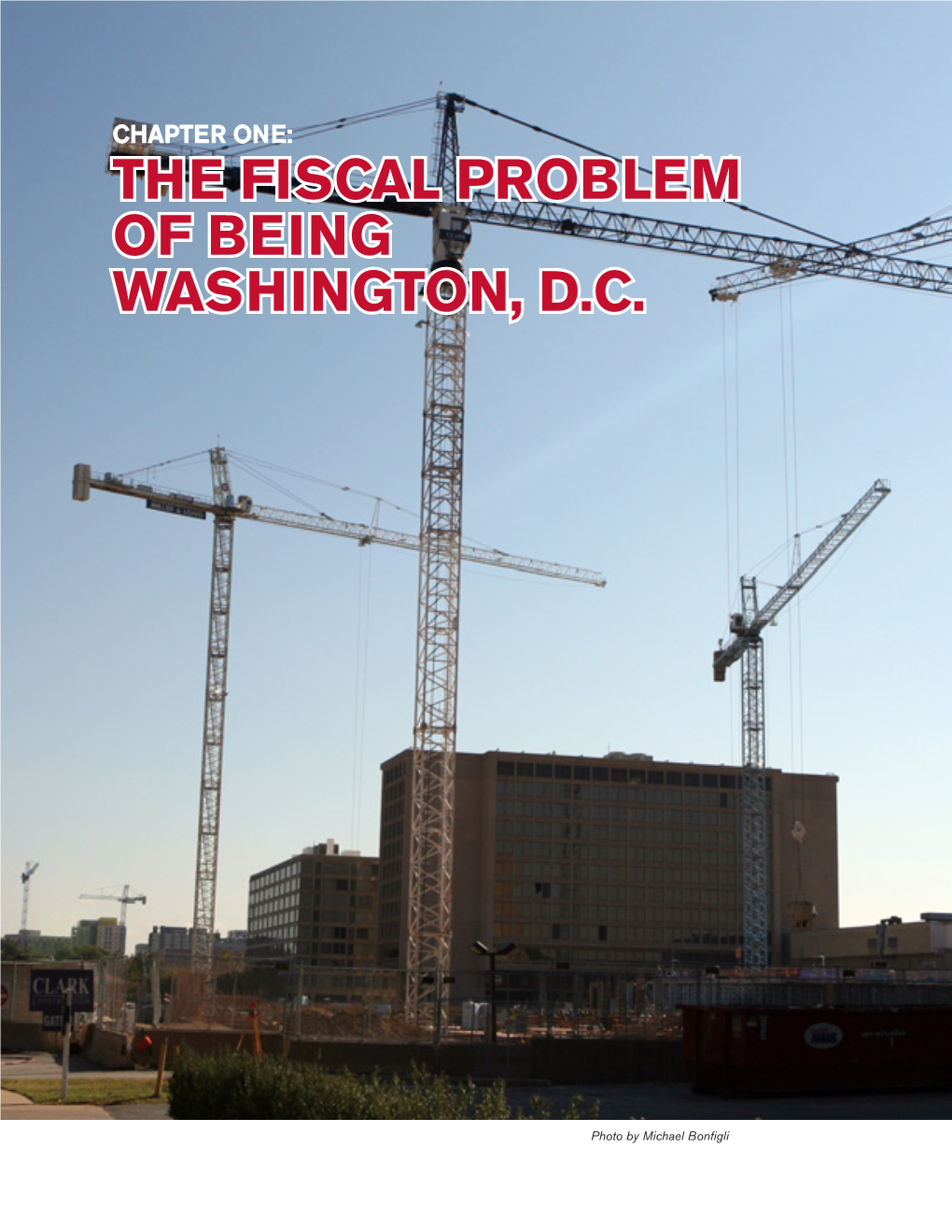 The Fiscal Problem of Being Washington, D.C