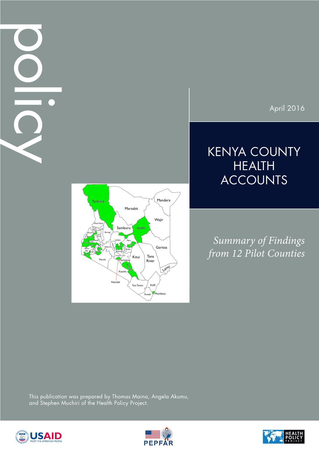 Kenya County Health Accounts