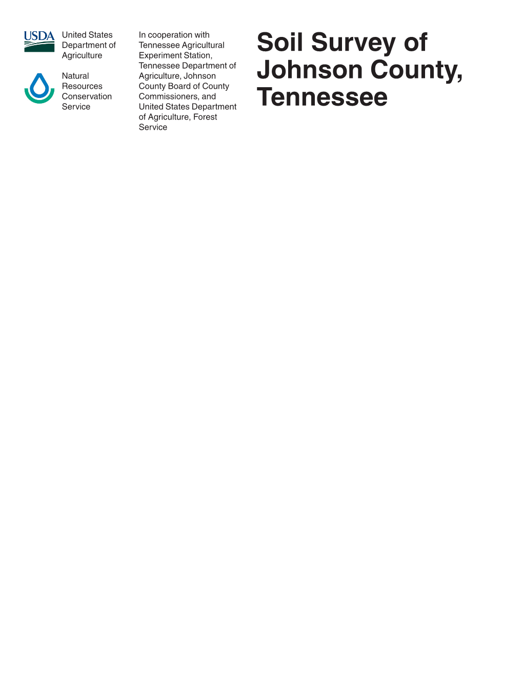 Soil Survey of Johnson County, Tennessee