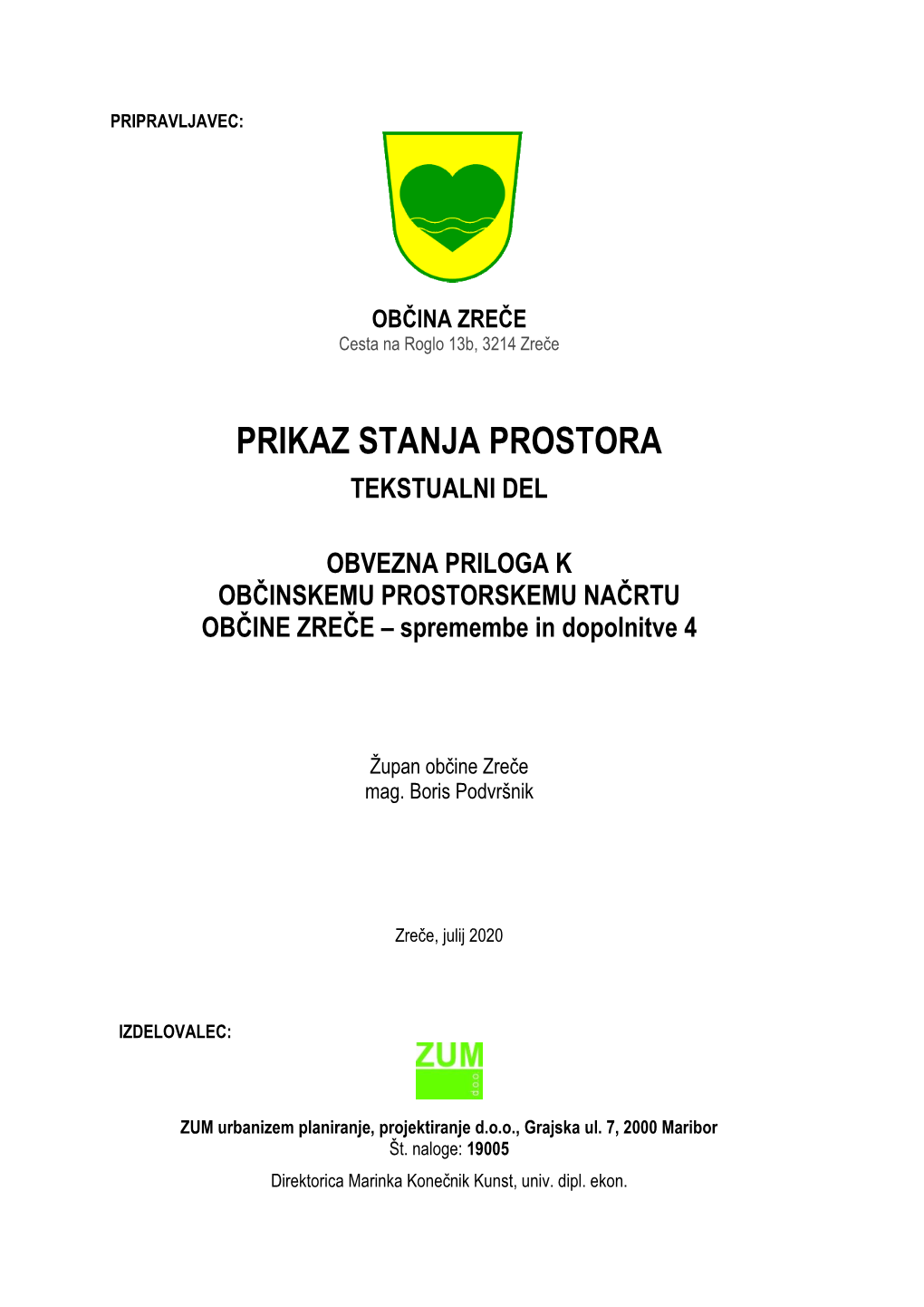 Prikaz Stanja Prostora