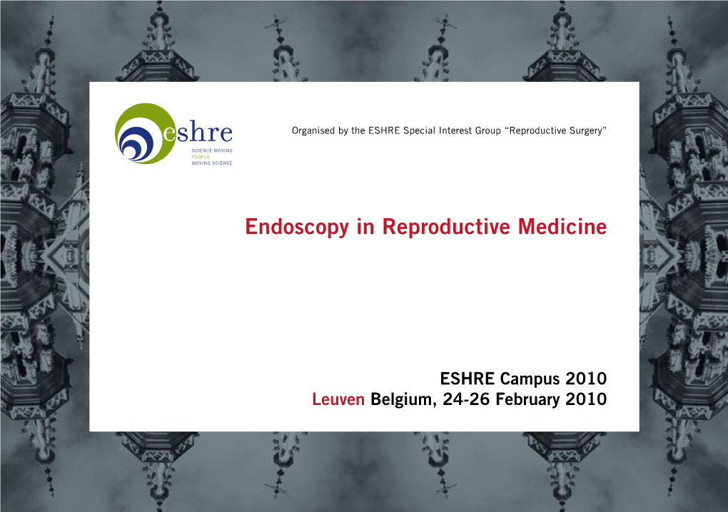 Endoscopy in Reproductive Medicine