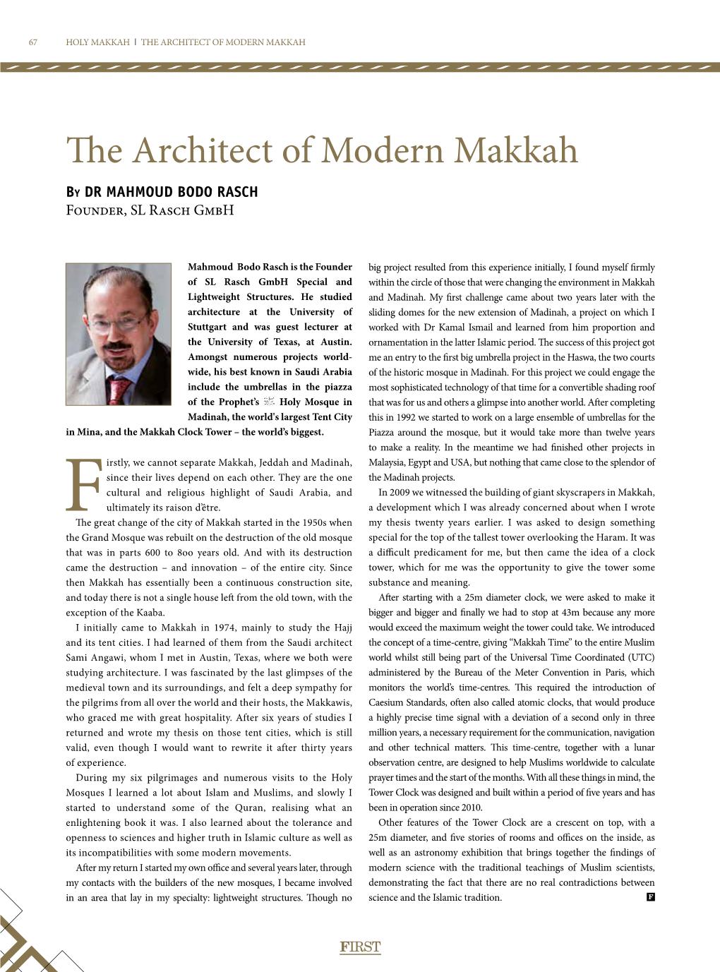 The Architect of Modern Makkah