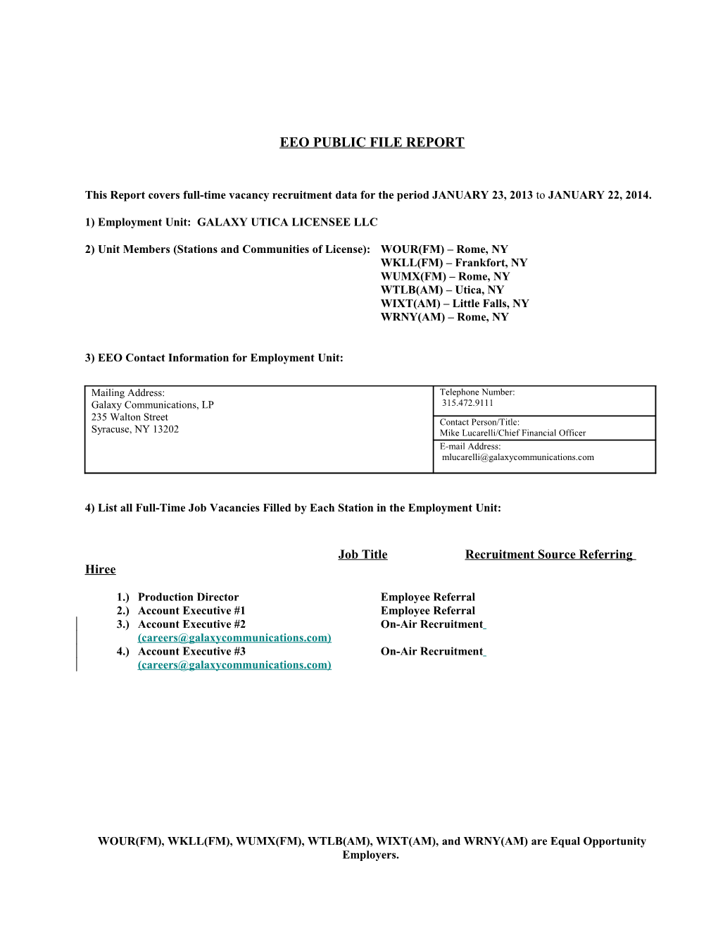 Eeo Public File Report s5