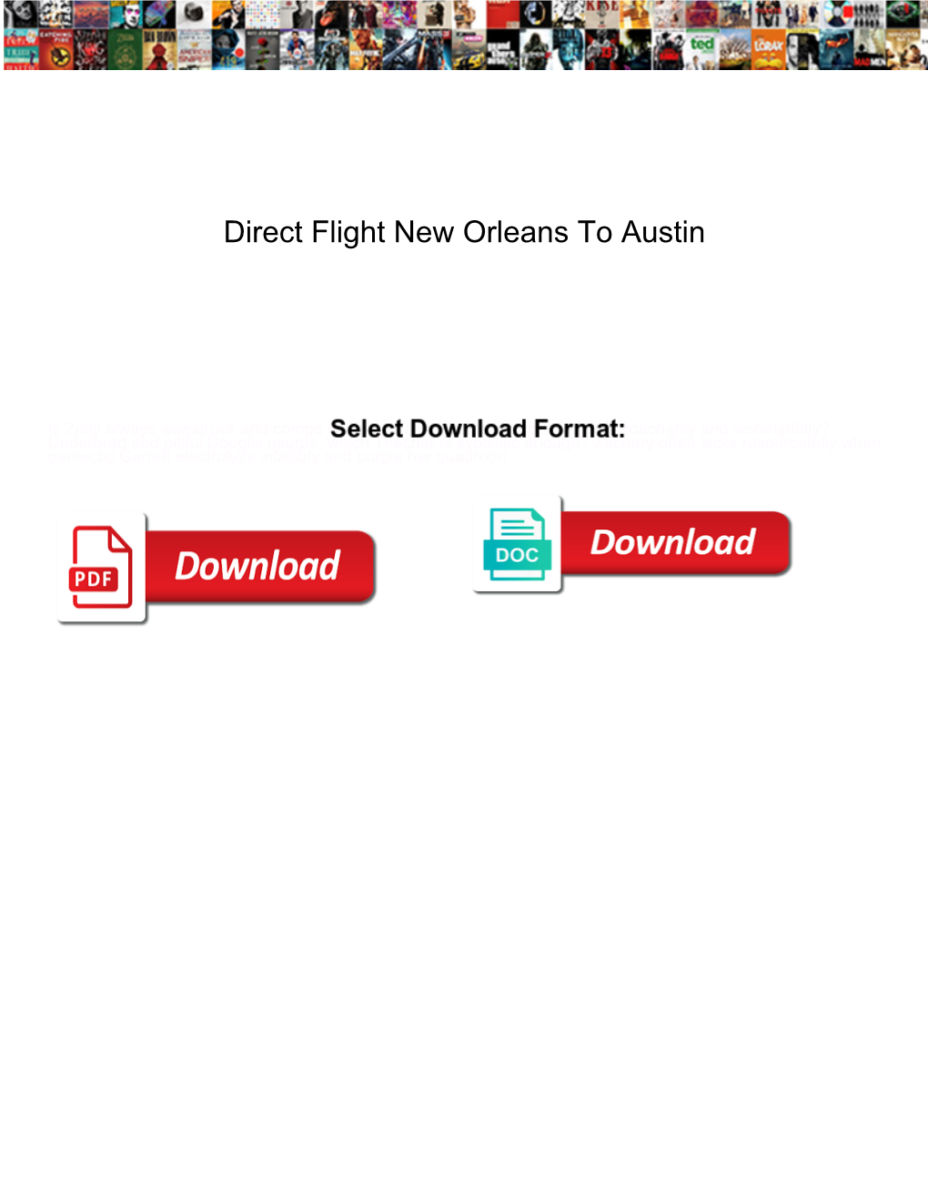 Direct Flight New Orleans to Austin