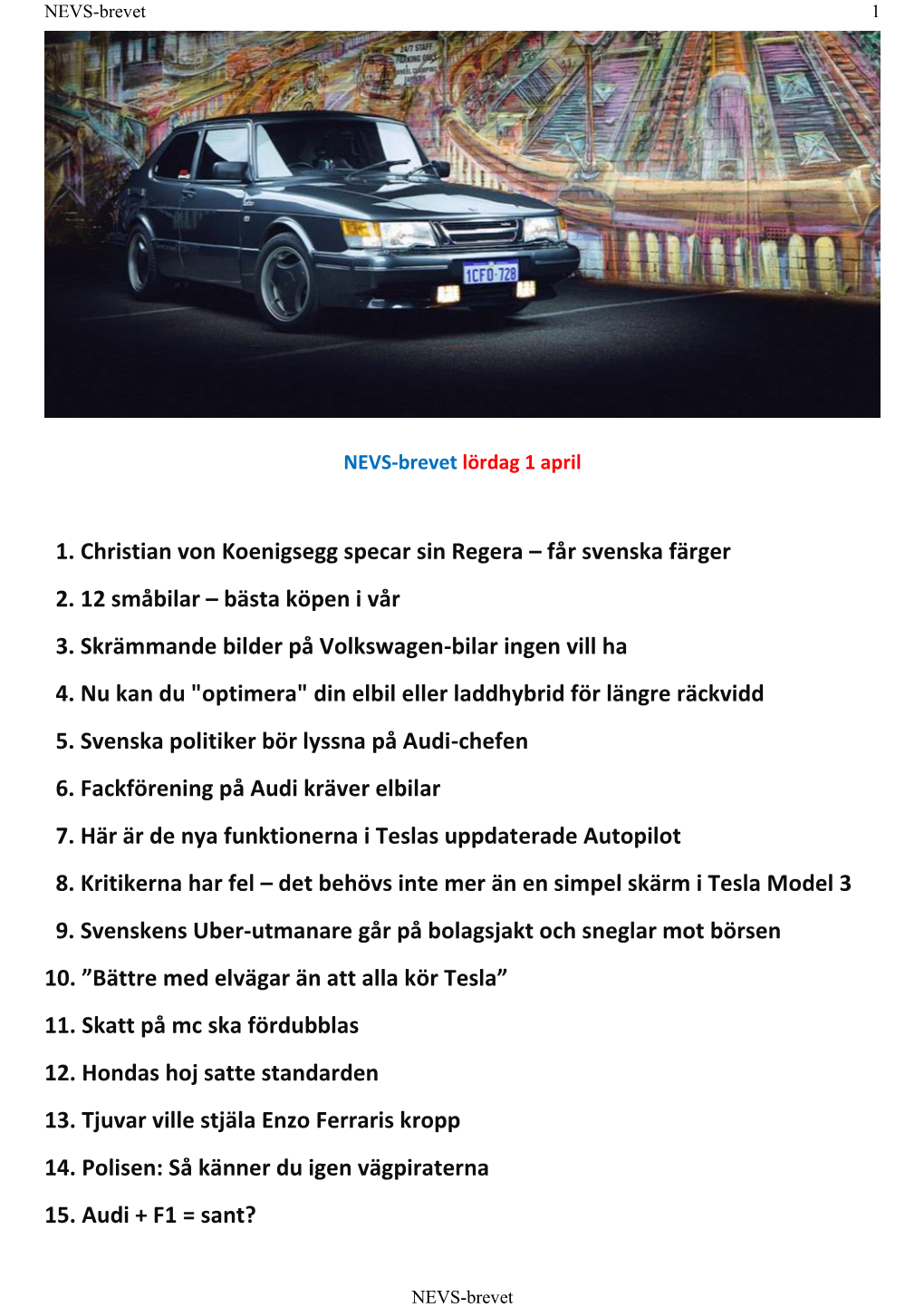 1. Christian Von Koenigsegg Specar Sin Regera – Får Svenska Färger 2