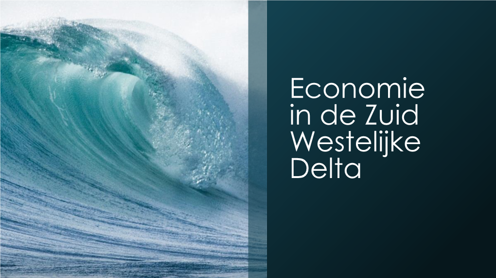 Economie in De Zuid Westelijke Delta Inhoud