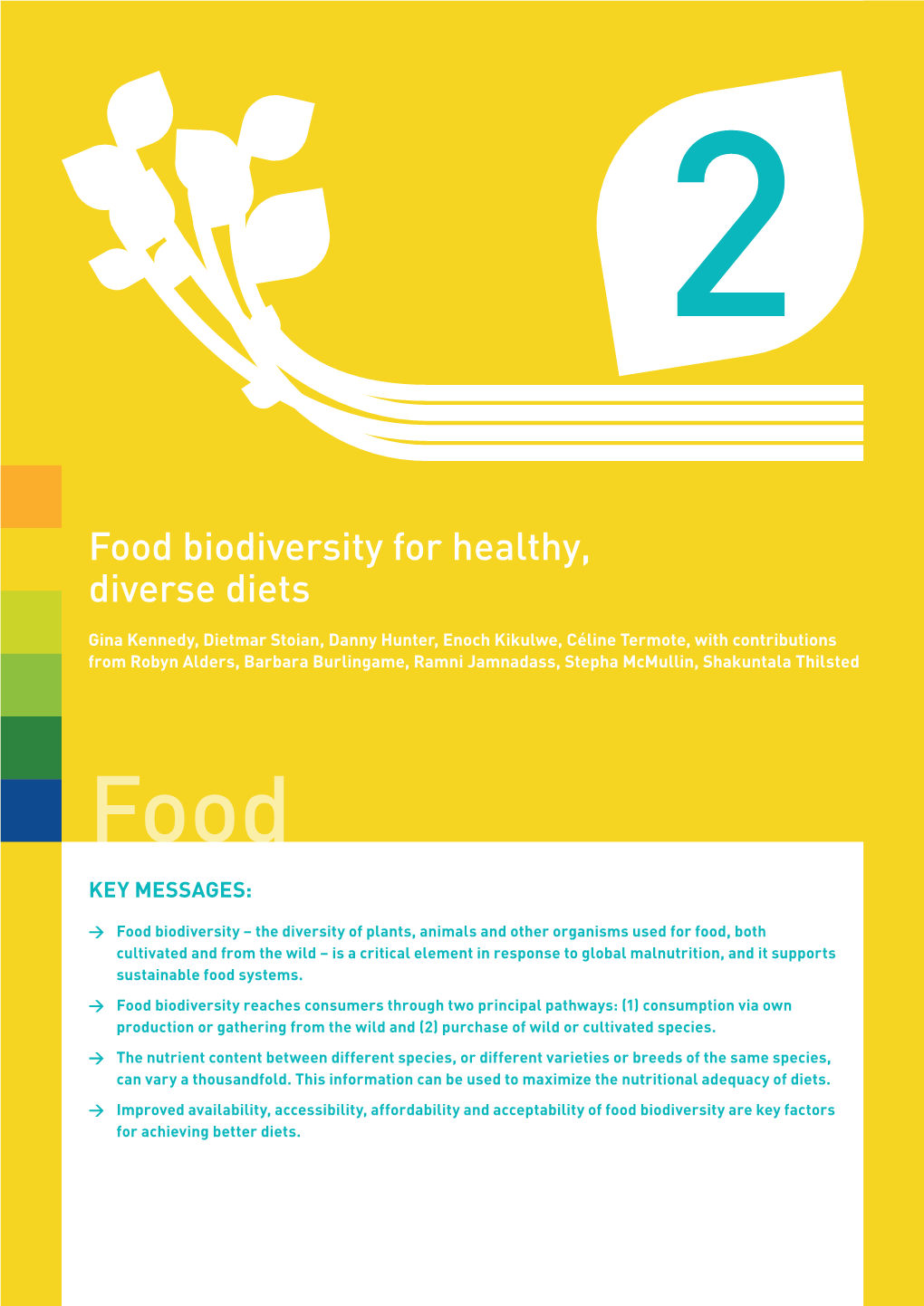 Food Biodiversity for Healthy, Diverse Diets 2