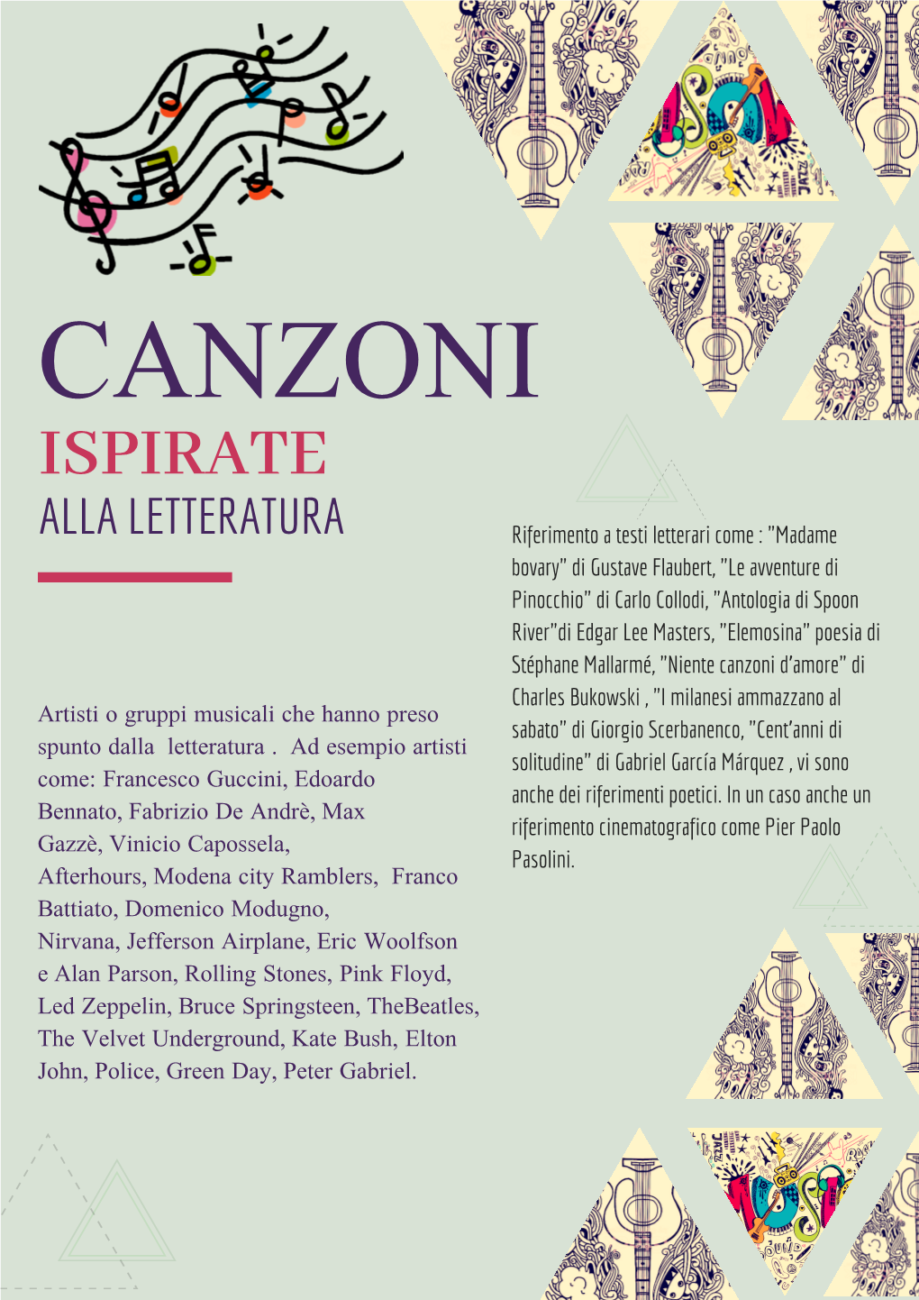 Canzoni Ispirate Alla Letteratura