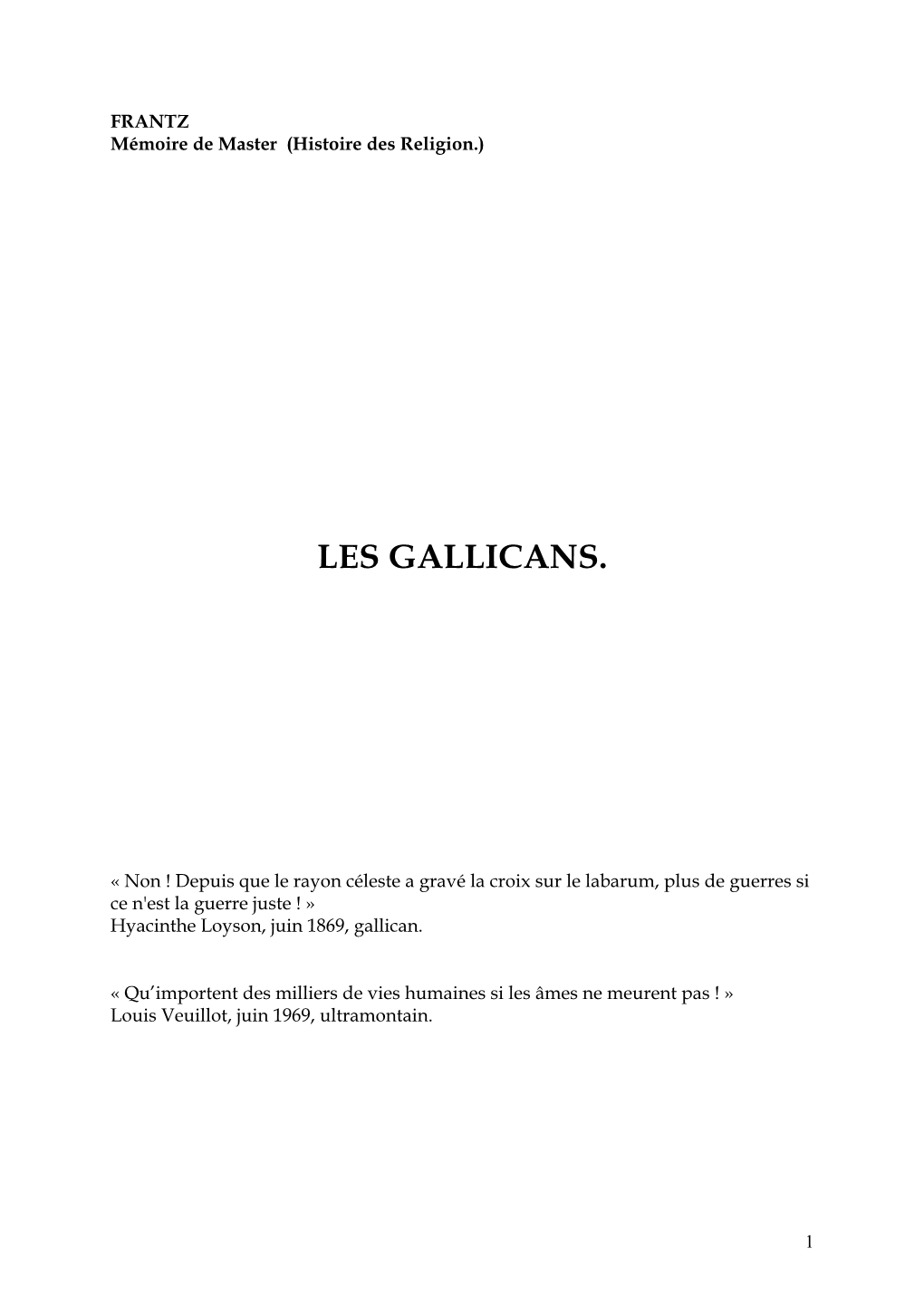 Les Gallicans