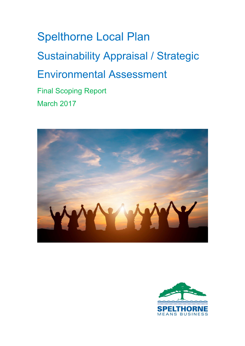 Sustainability Appraisal/Strategic Environmental Assessment