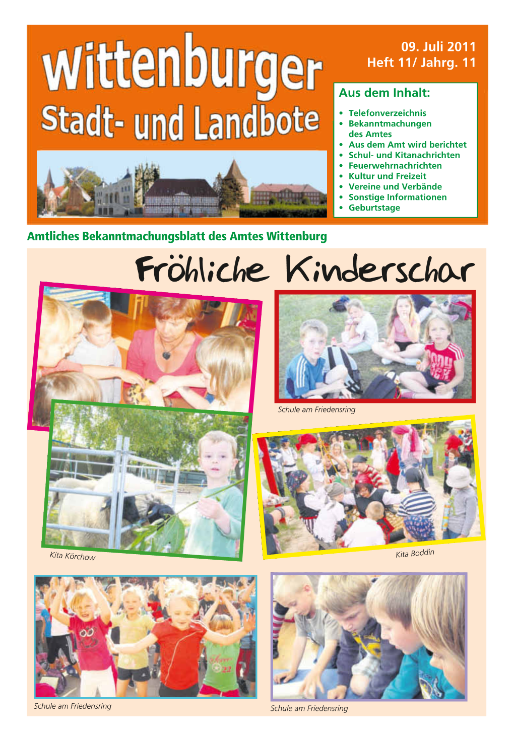 Fröhliche Kinderschar