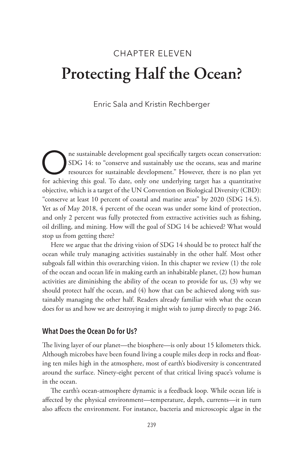 Protecting Half the Ocean?