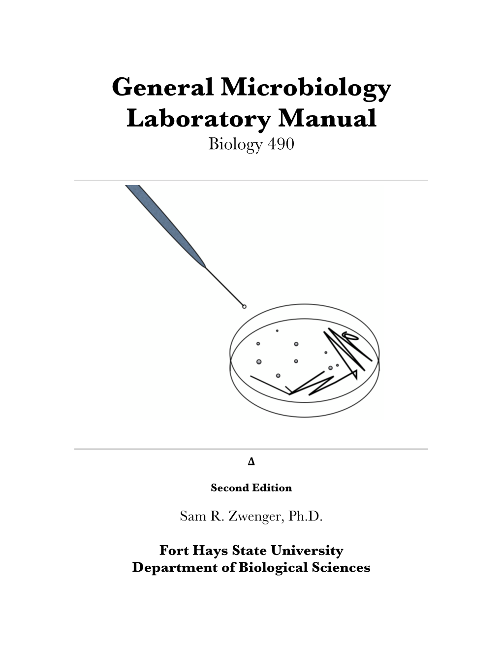 General Microbiology Laboratory Manual Biology 490