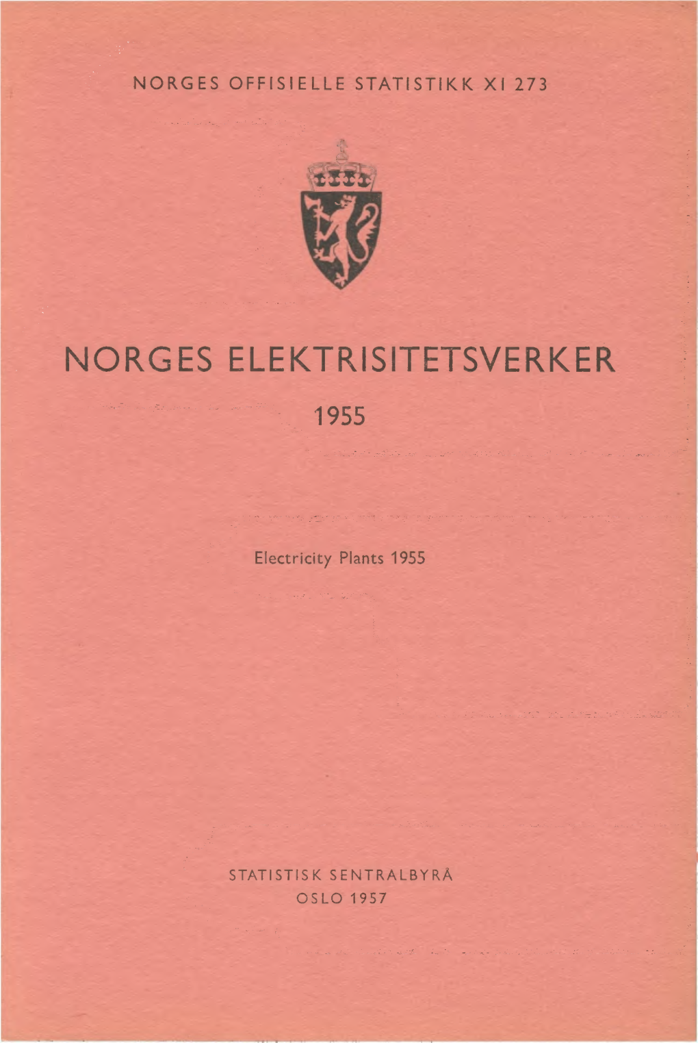 Norges Elektrisitetsverker, 1955