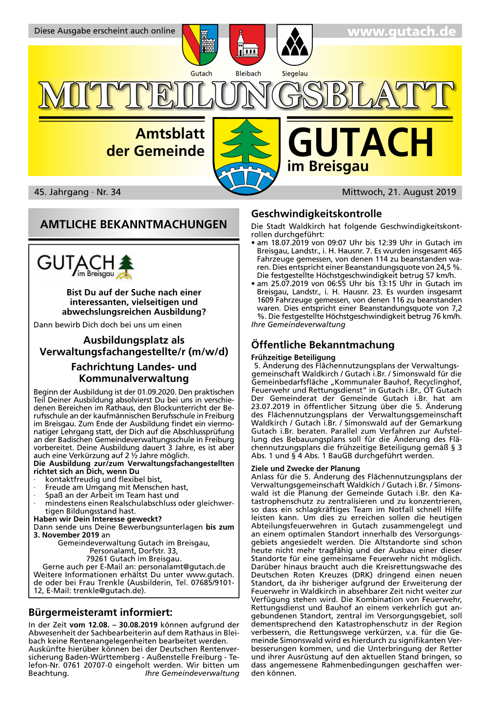 Mitteilungsblatt KW34