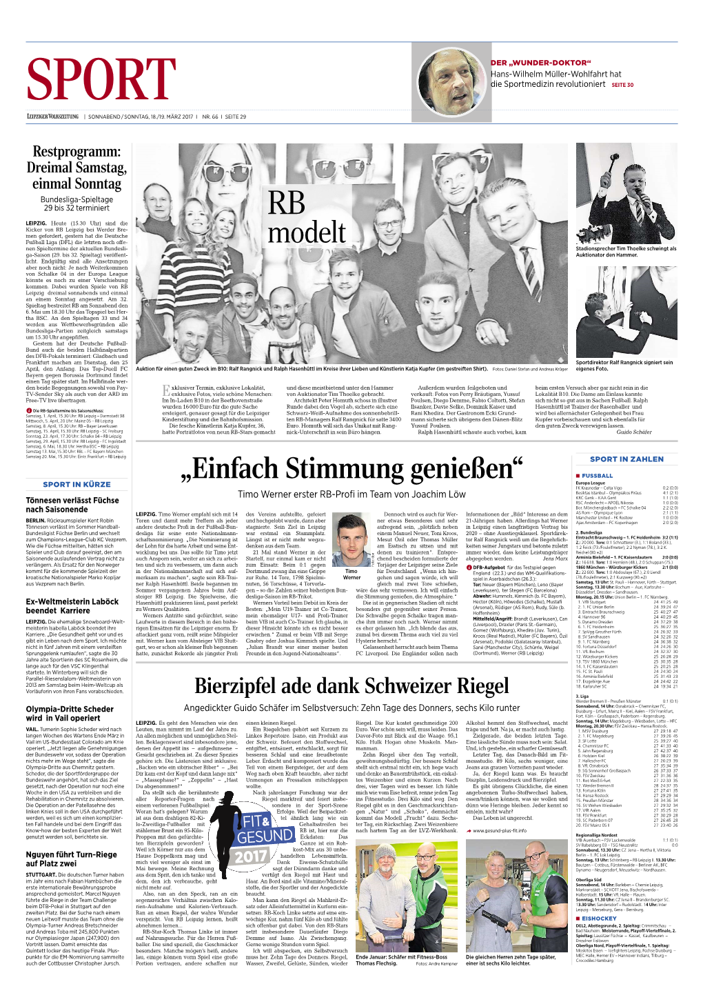 Modelt Fußball Liga (DFL) Die Letzten Noch Offe- Nen Spieltermine Der Aktuellen Bundesli- Stadionsprecher Tim Thoelke Schwingt Als Ga-Saison (29