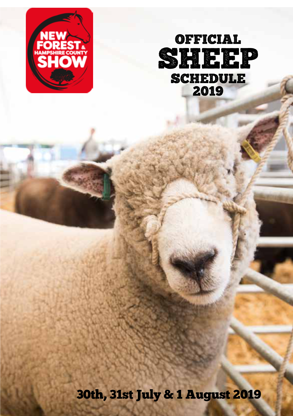 Official Sheep Schedule 2019