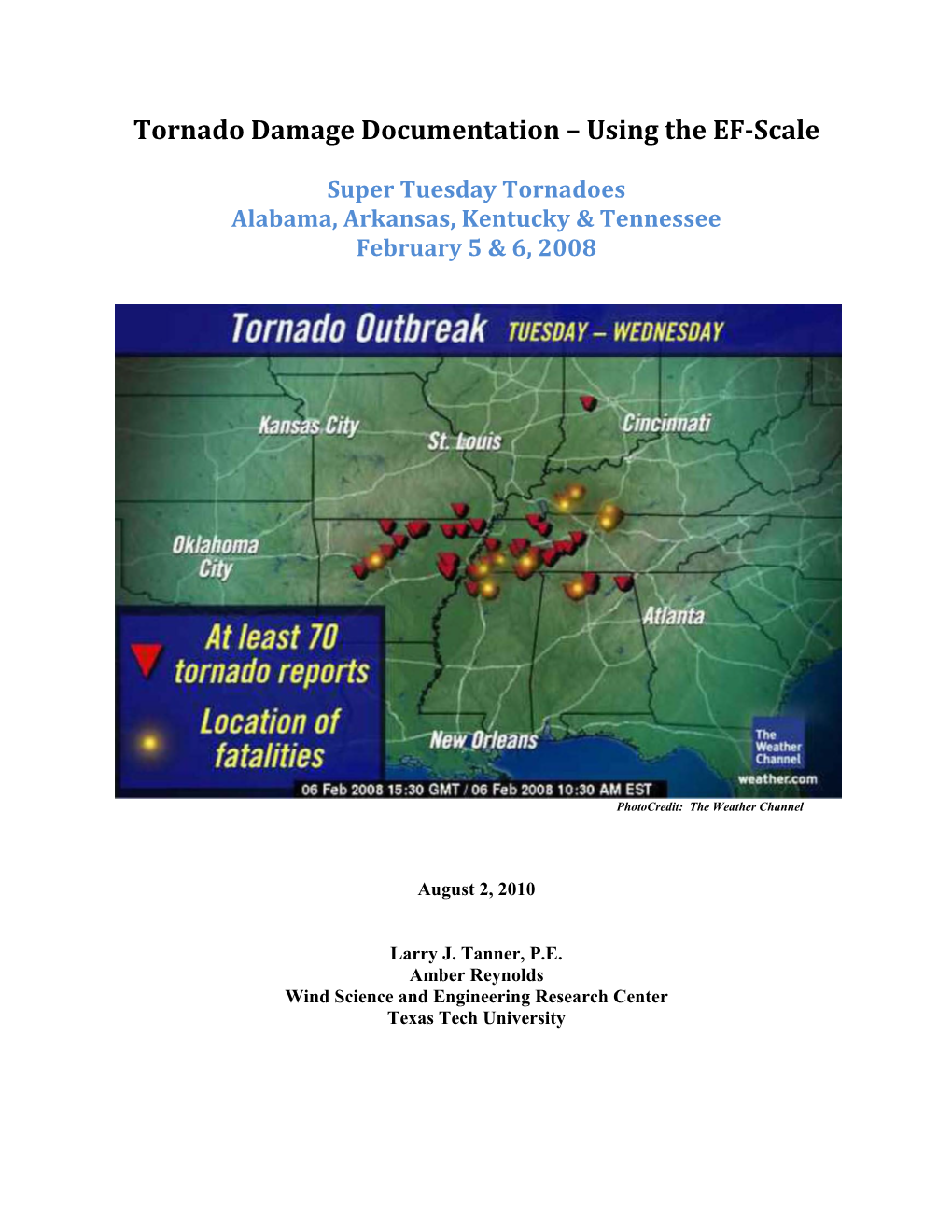Tornado Damage Documentation – Using the EF-Scale