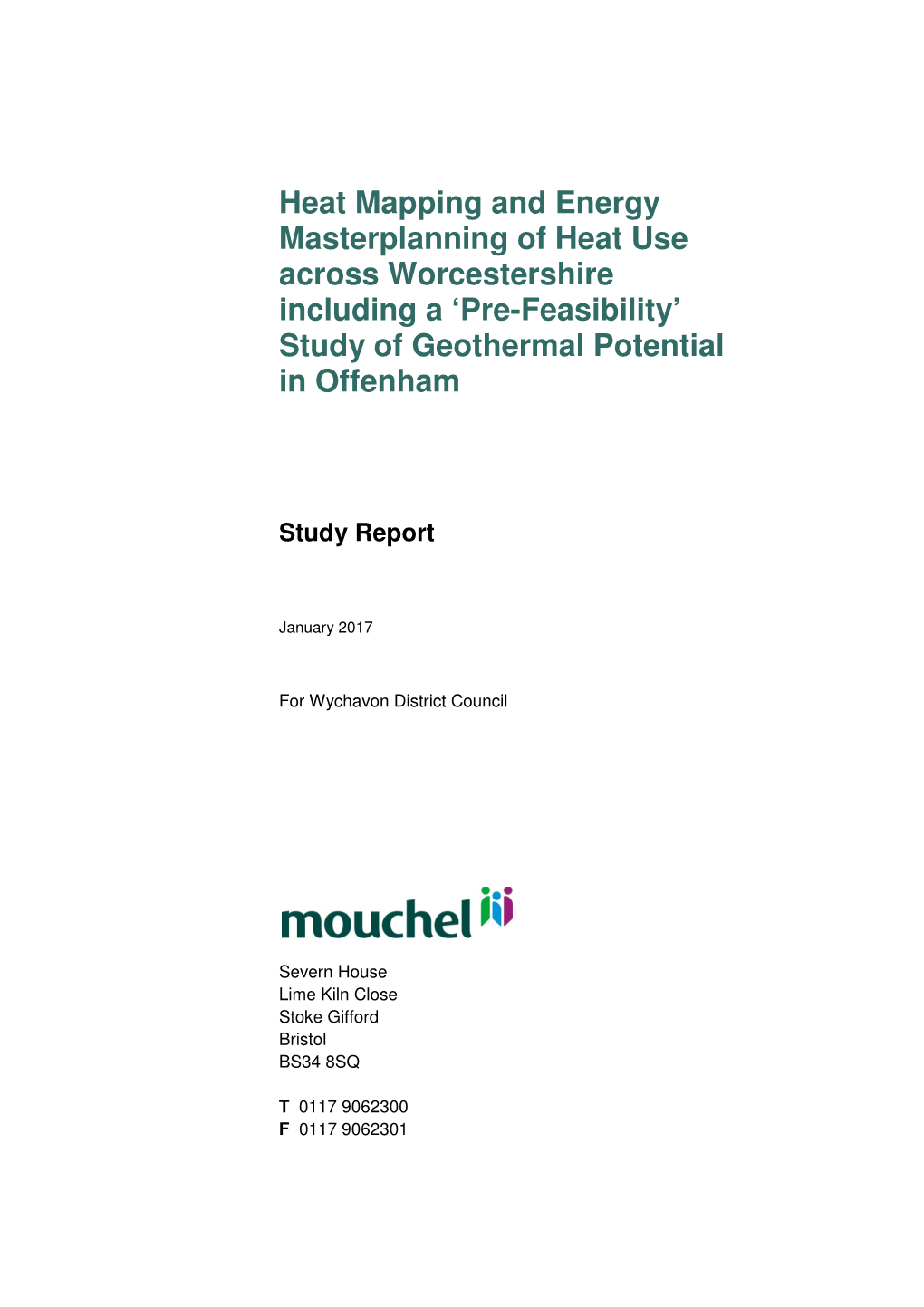 Heat Mapping and Energy Masterplanning of Heat Use Across Worcestershire Including a ‘Pre-Feasibility’ Study of Geothermal Potential in Offenham