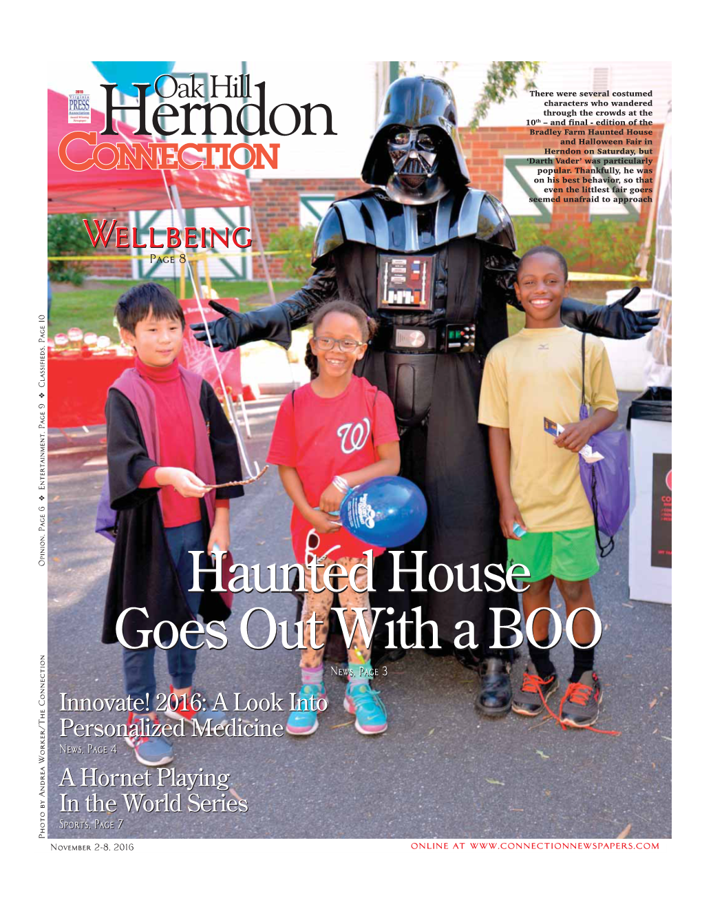 Herndonherndon and Halloween Fair in Herndon on Saturday, but ‘Darth Vader’ Was Particularly Popular