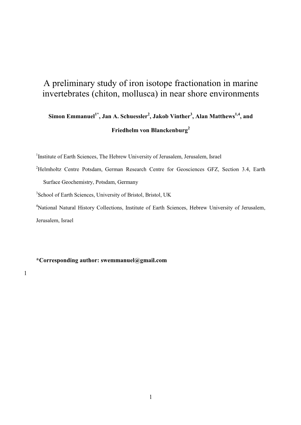 Fe Isotope Fractionation During Magnetite and Goethite Formation