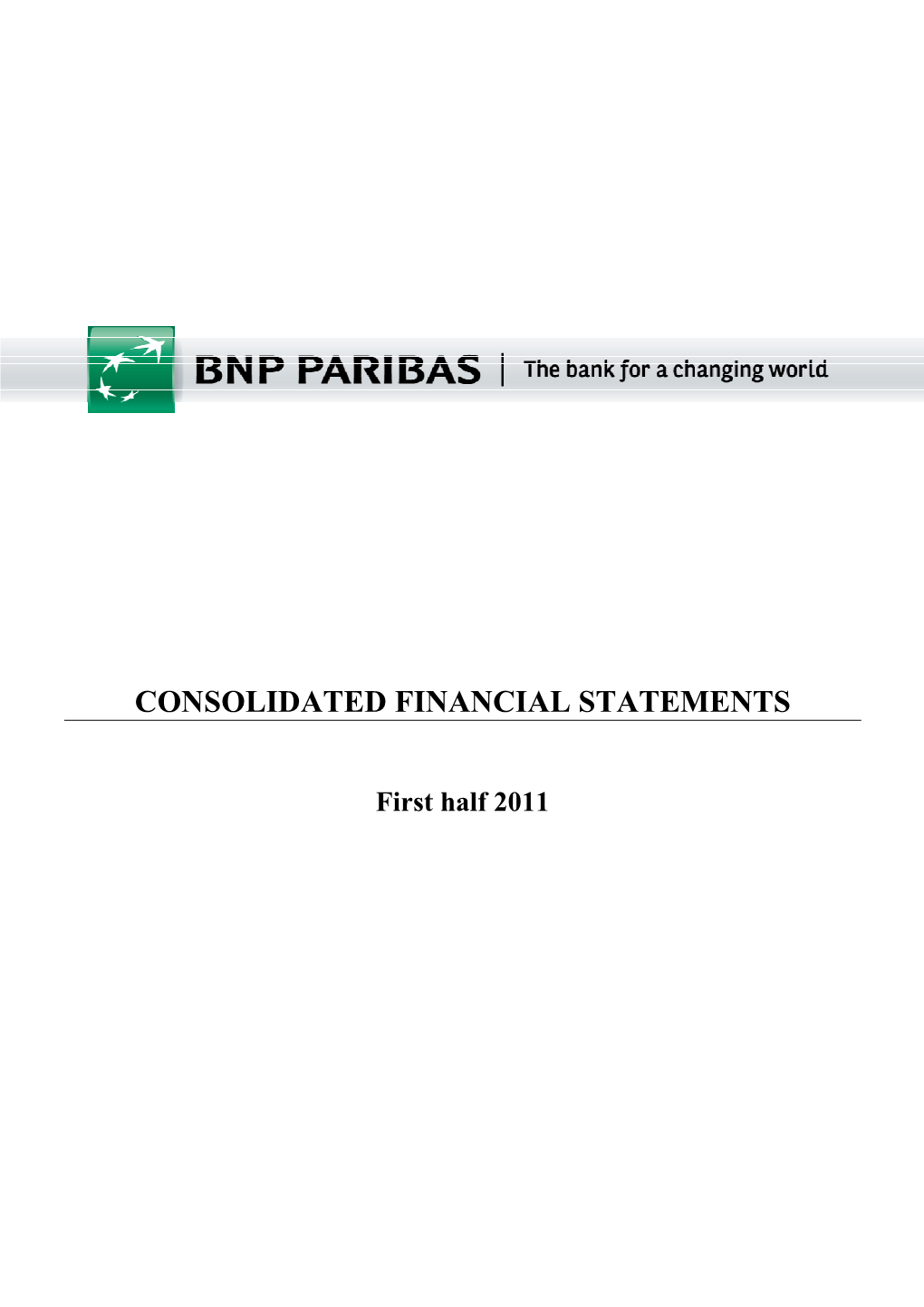 Consolidated Financial Statements