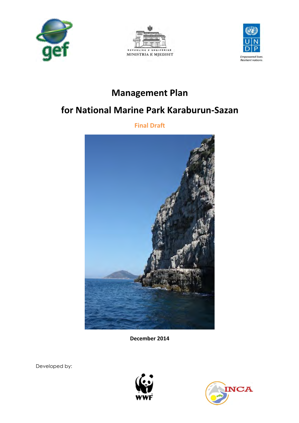 Management Plan for National Marine Park Karaburun-Sazan Final Draft