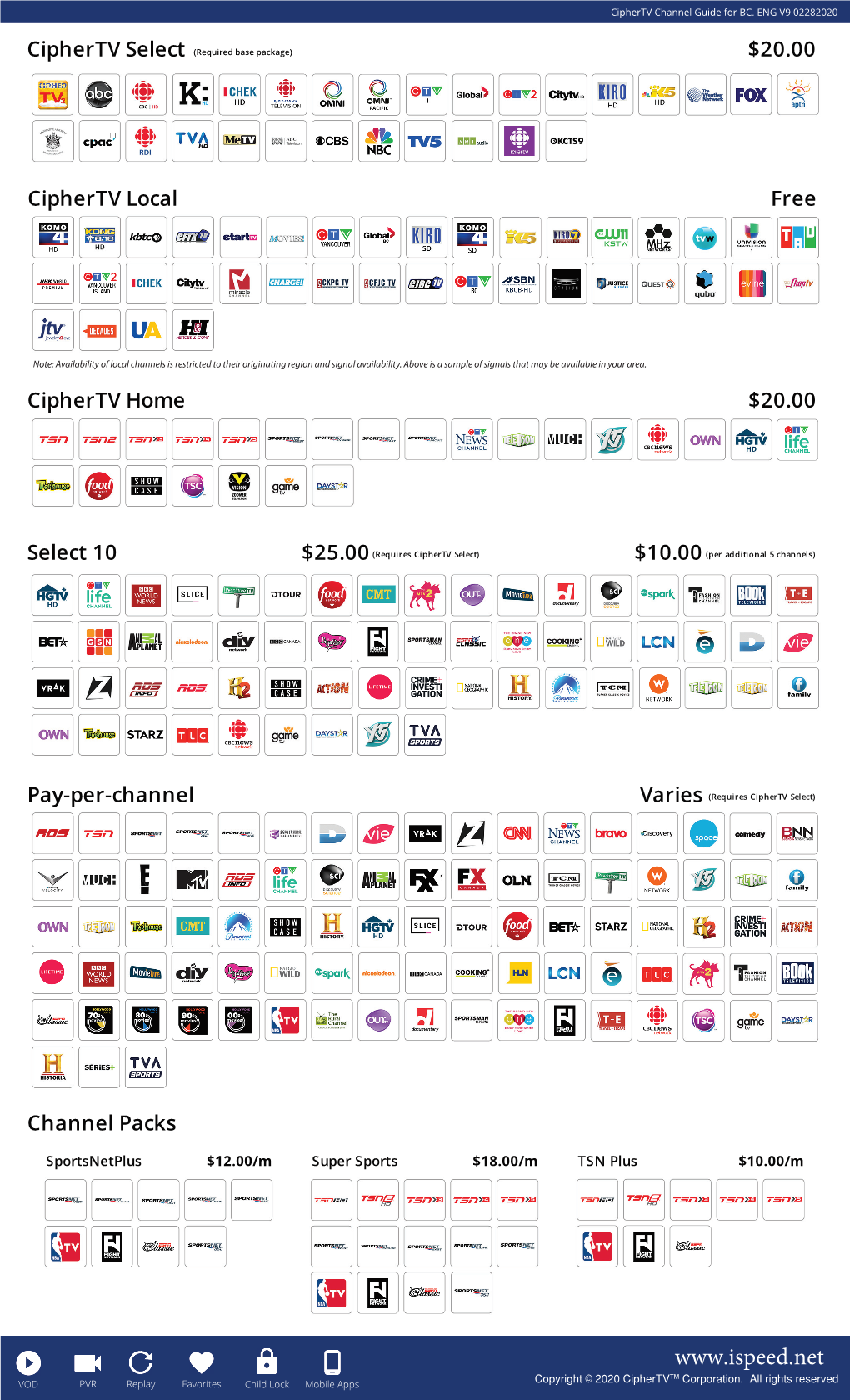 Download Channel Guide for British Columbia