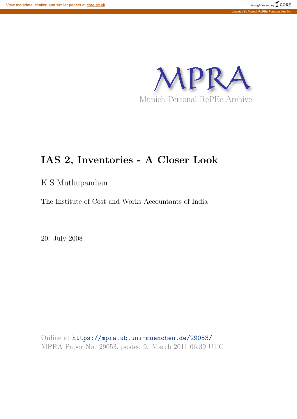 IAS 2, Inventories - a Closer Look