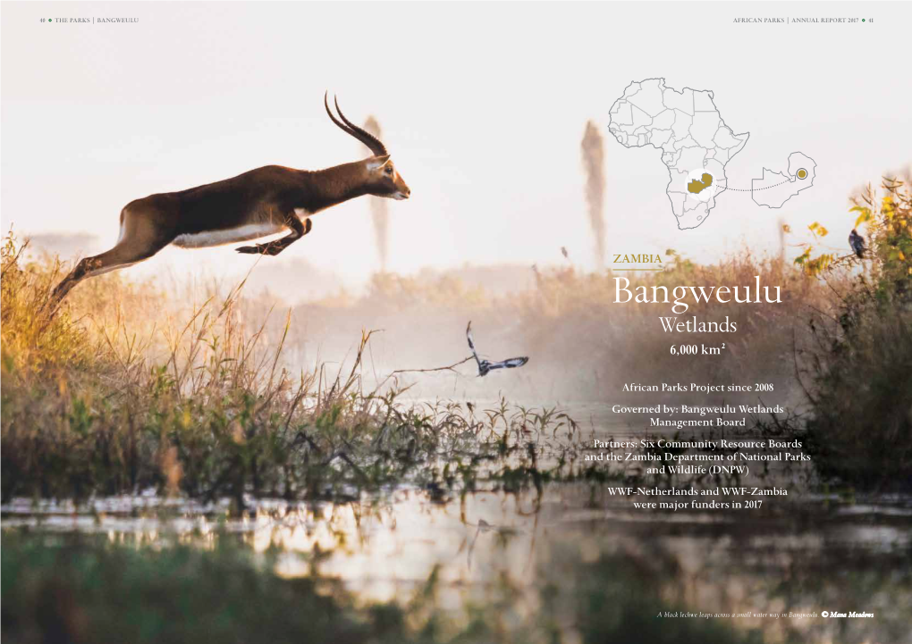 ZAMBIA Bangweulu Wetlands 6,000 Km²