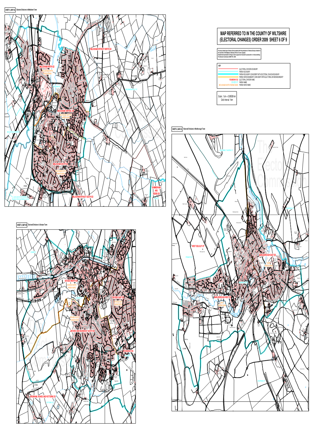 Map Referred to in the County of Wiltshire (Electoral Changes) Order 2009 Sheet 6 of 9