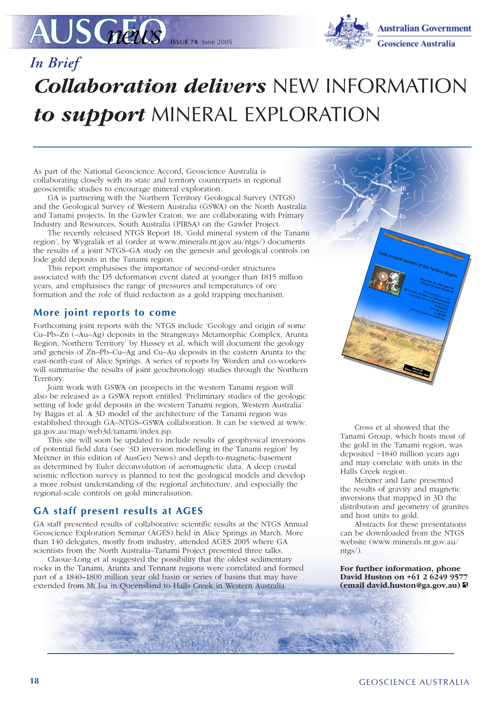 Collaboration Delivers NEW INFORMATION to Support MINERAL EXPLORATION