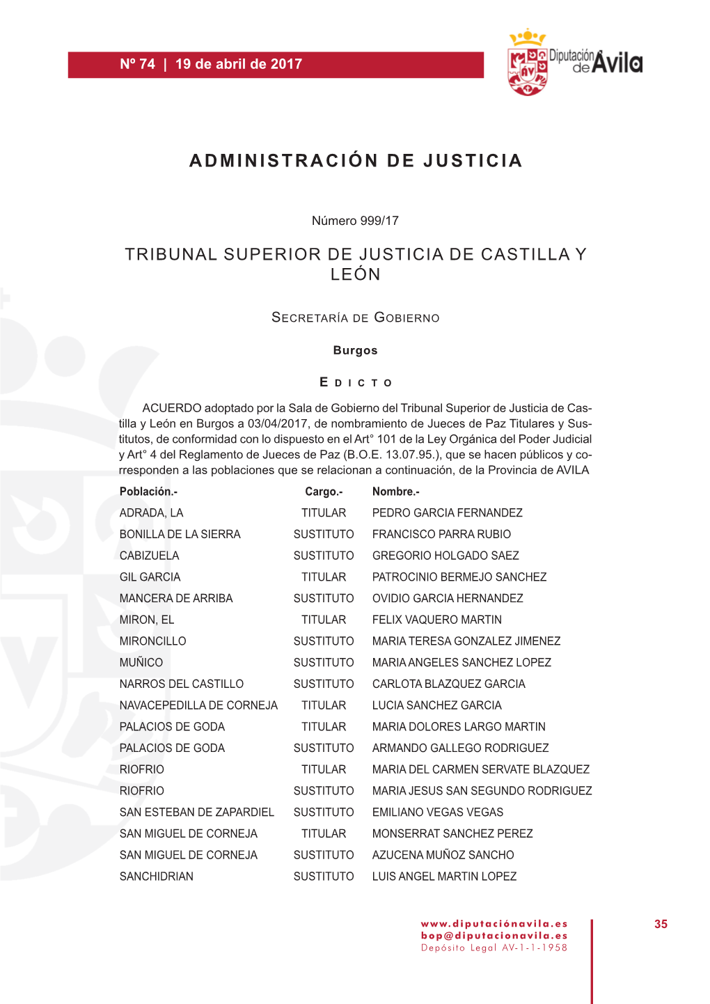 Administración De Justicia