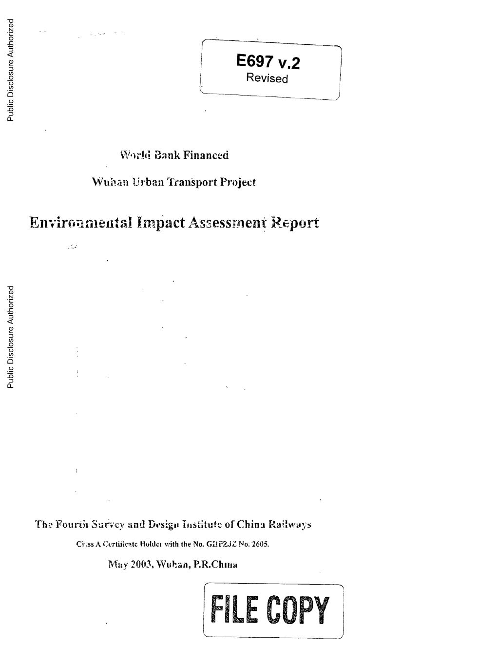 Environmental Impact Assessment Report