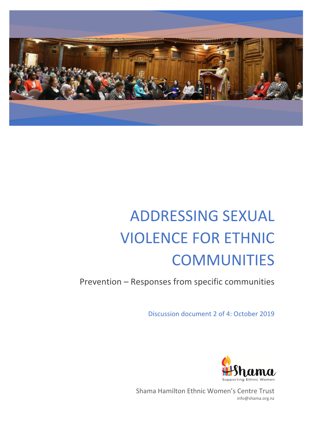 Addressing Sexual Violence for Ethnic Communities: Prevention