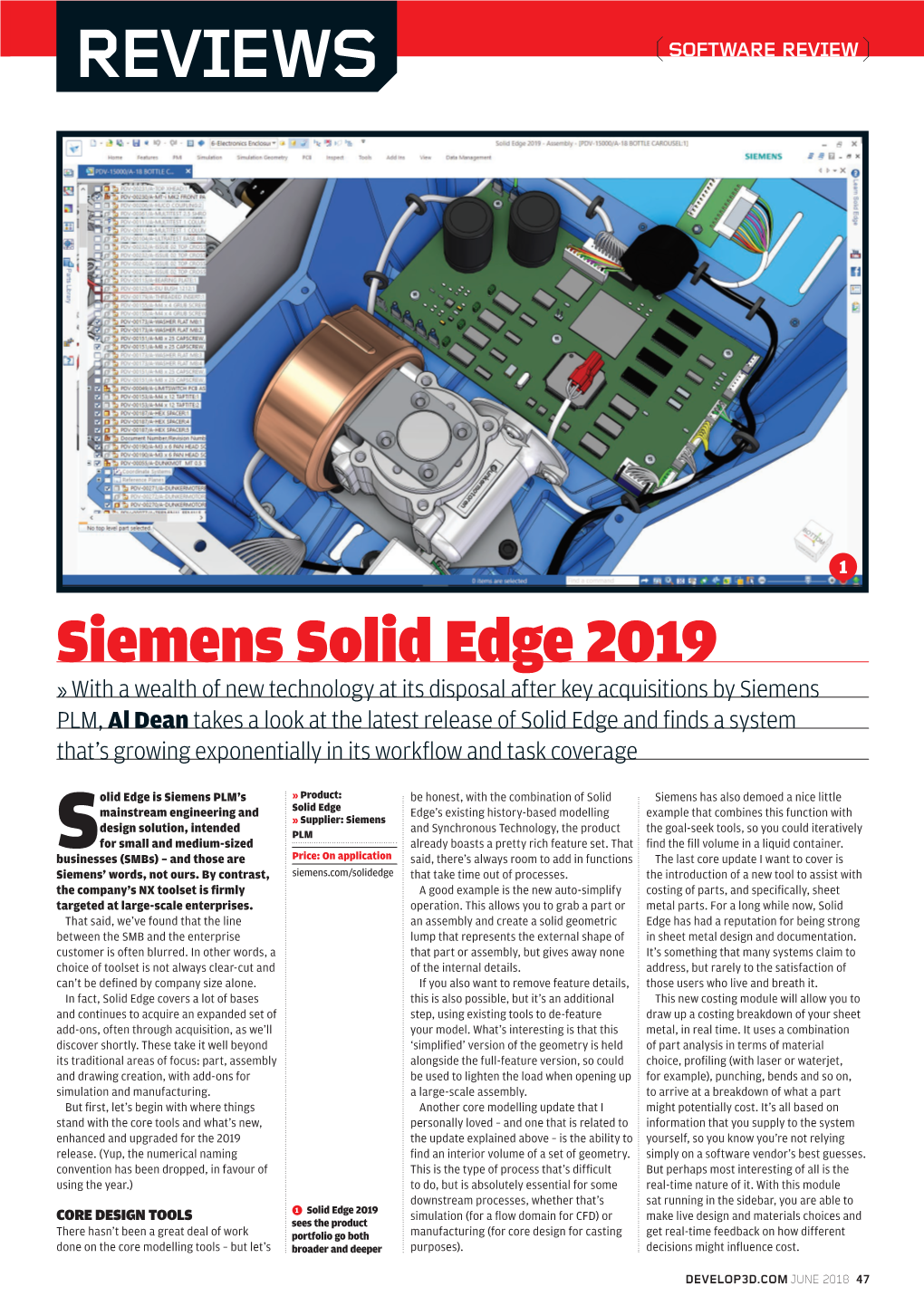 Read the Solid Edge 2019 Review