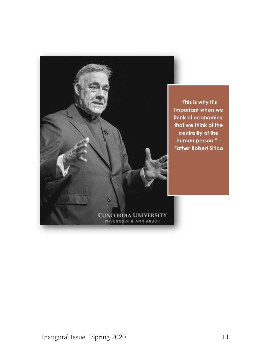Transcript: Morality and Free Markets, Father Robert Sirico