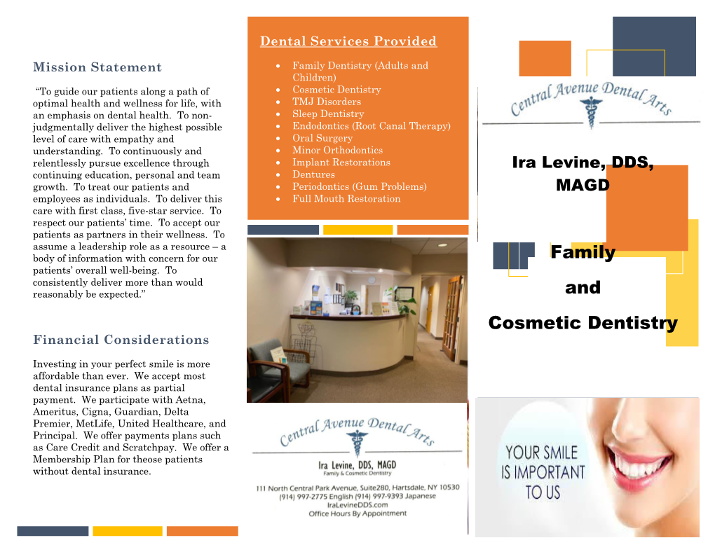 Family and Cosmetic Dentistry