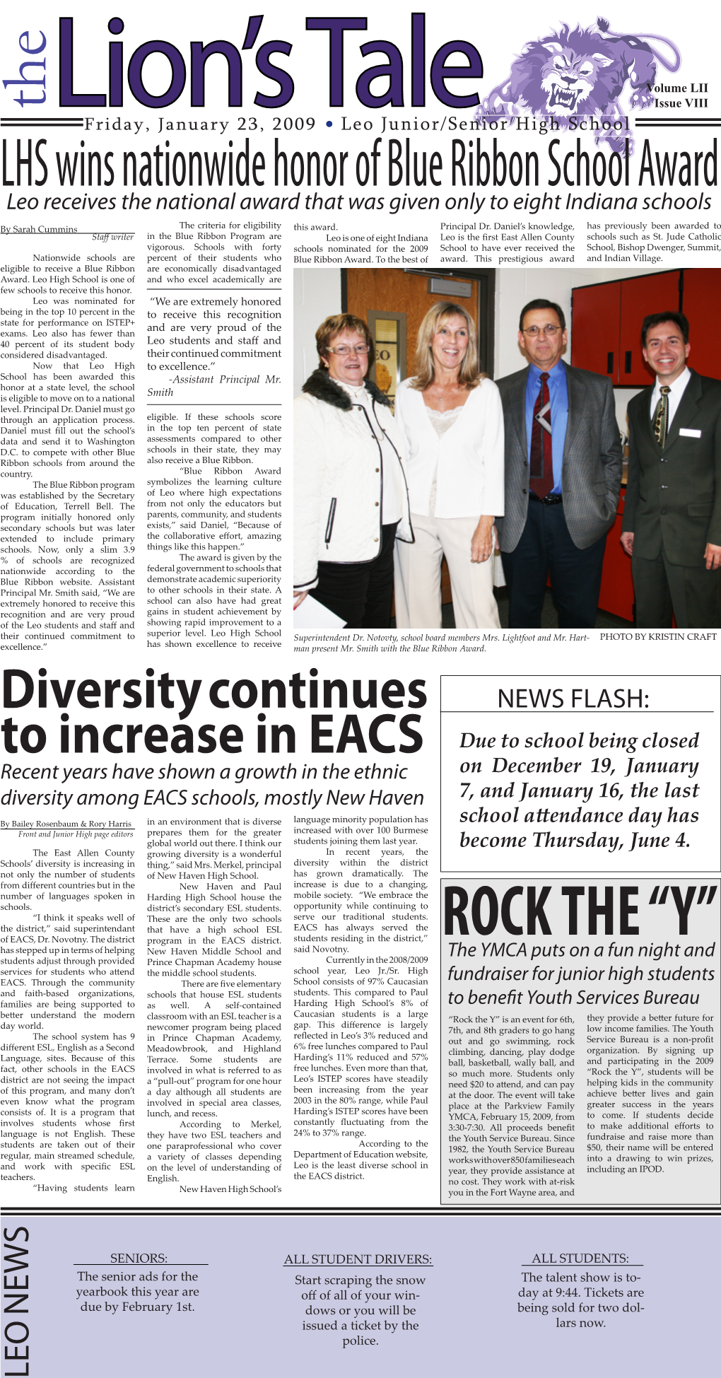 Diversity Continues to Increase in EACS