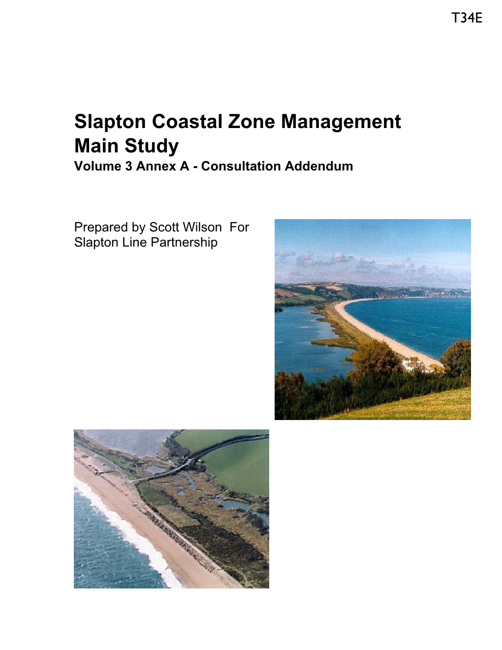 Slapton Coastal Zone Management Main Study Volume 3 Annex a - Consultation Addendum