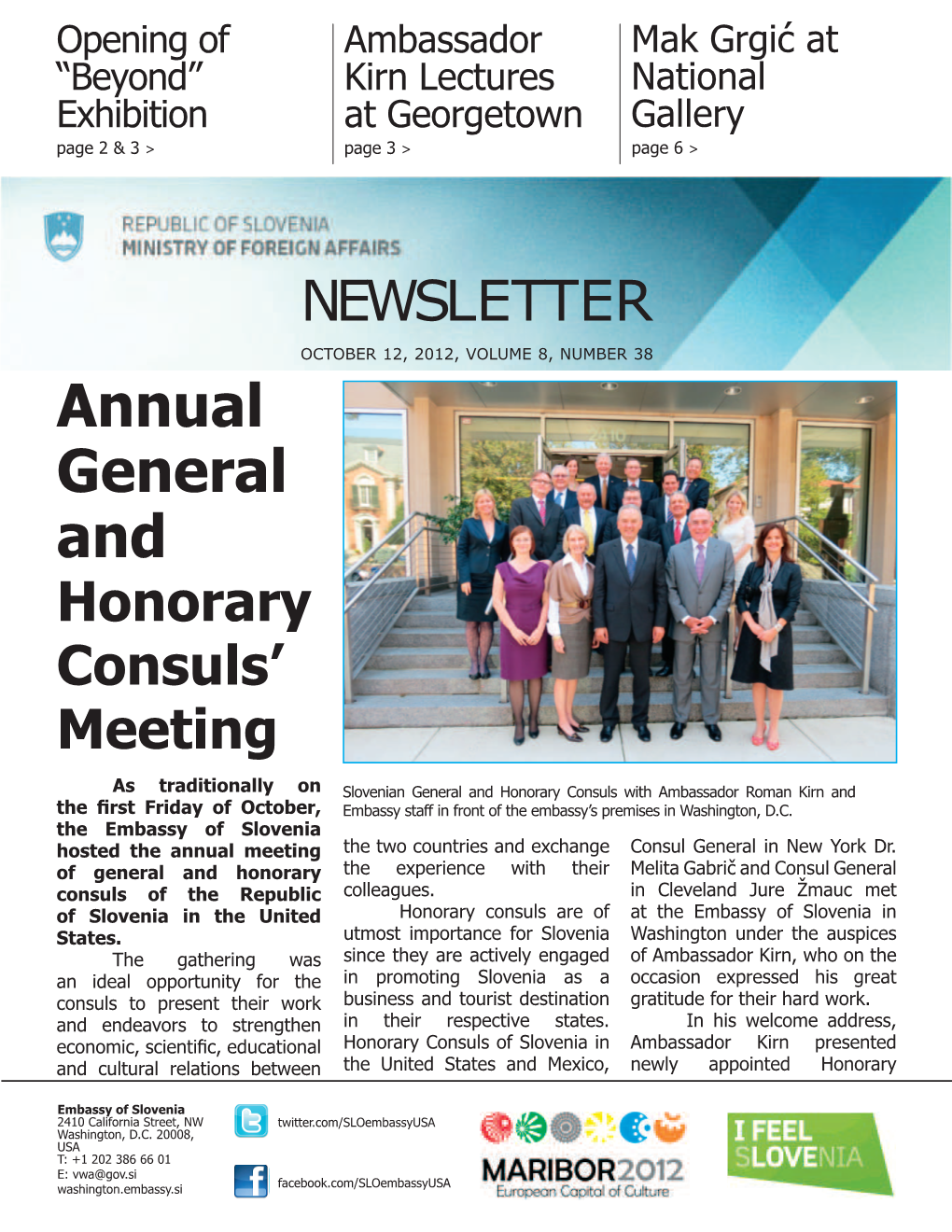 Annual General and Honorary Consuls’ Meeting