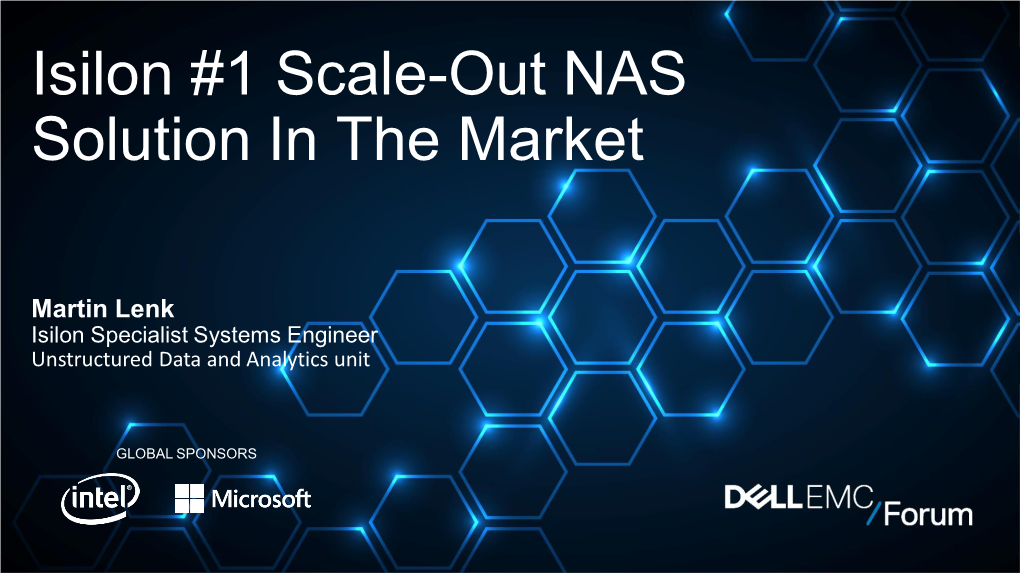 Isilon #1 Scale-Out NAS Solution in the Market