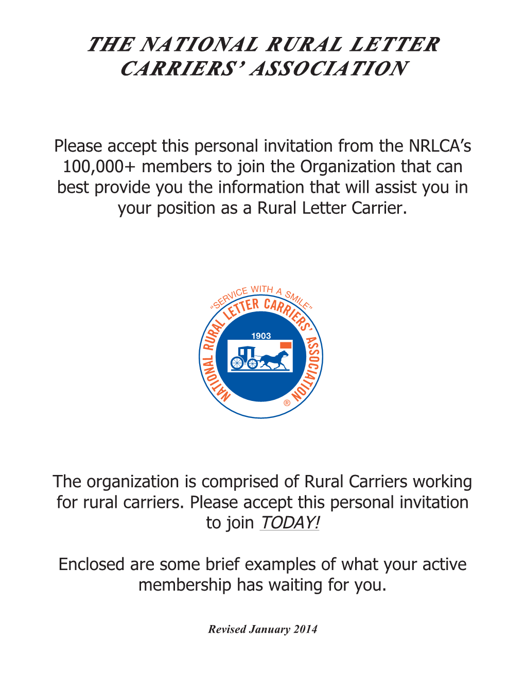 The National Rural Letter Carriers' Association