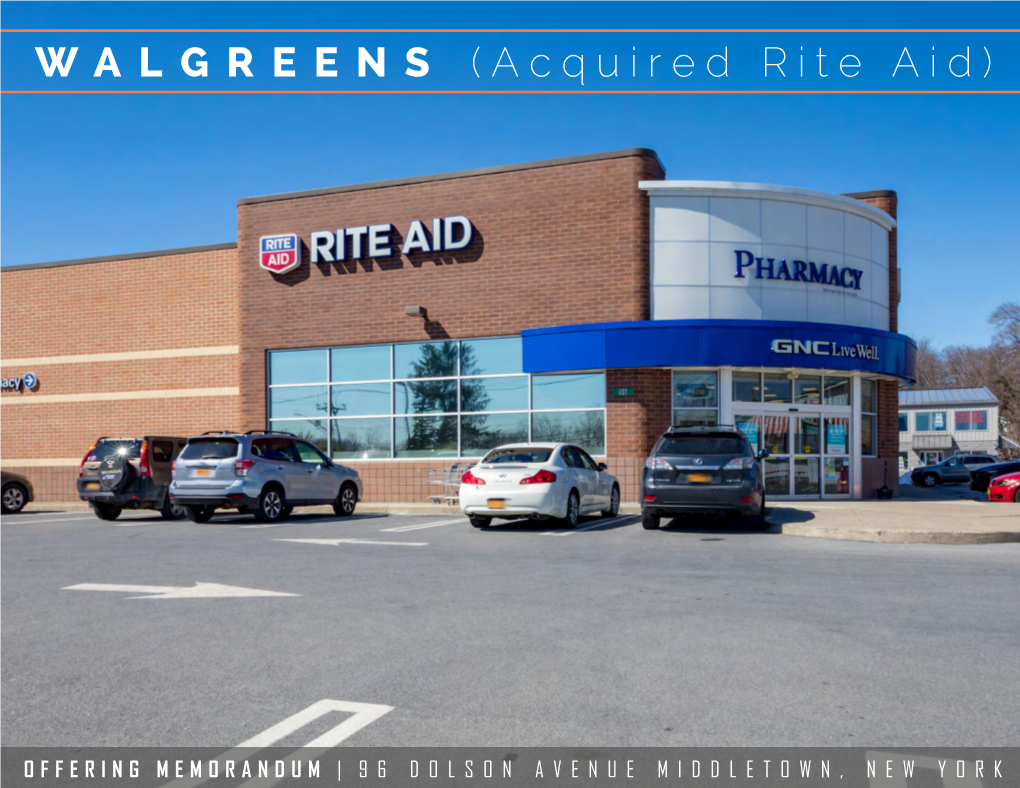 WALGREENS (Acquired Rite Aid)