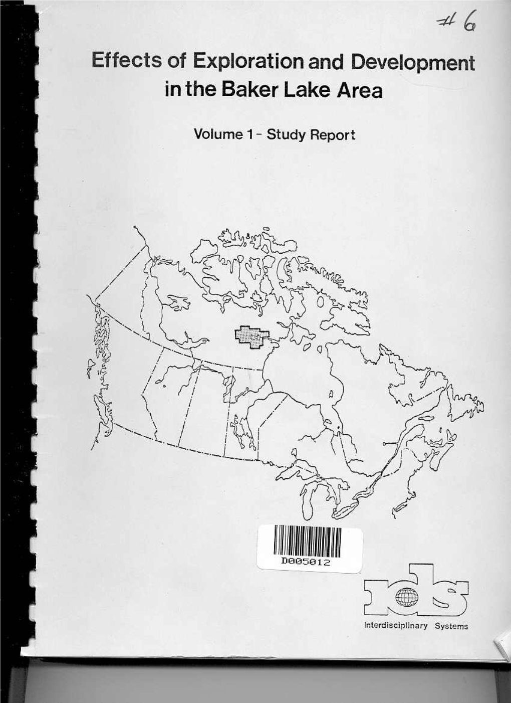 Volume 1 - Study Report