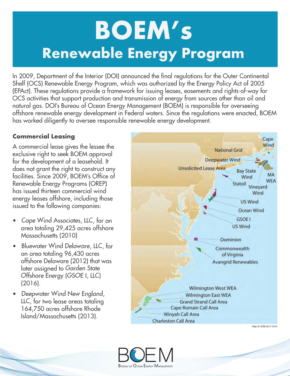 Renewable Energy Program Overview