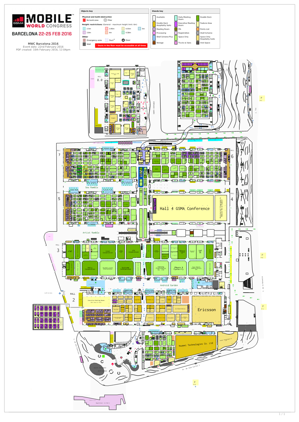 MWC Barcelona 2016 Storage Trucks & Vans Void Space Event Date: 22Nd February 2016 PDF Created: 10Th February 2016, 12:04Pm