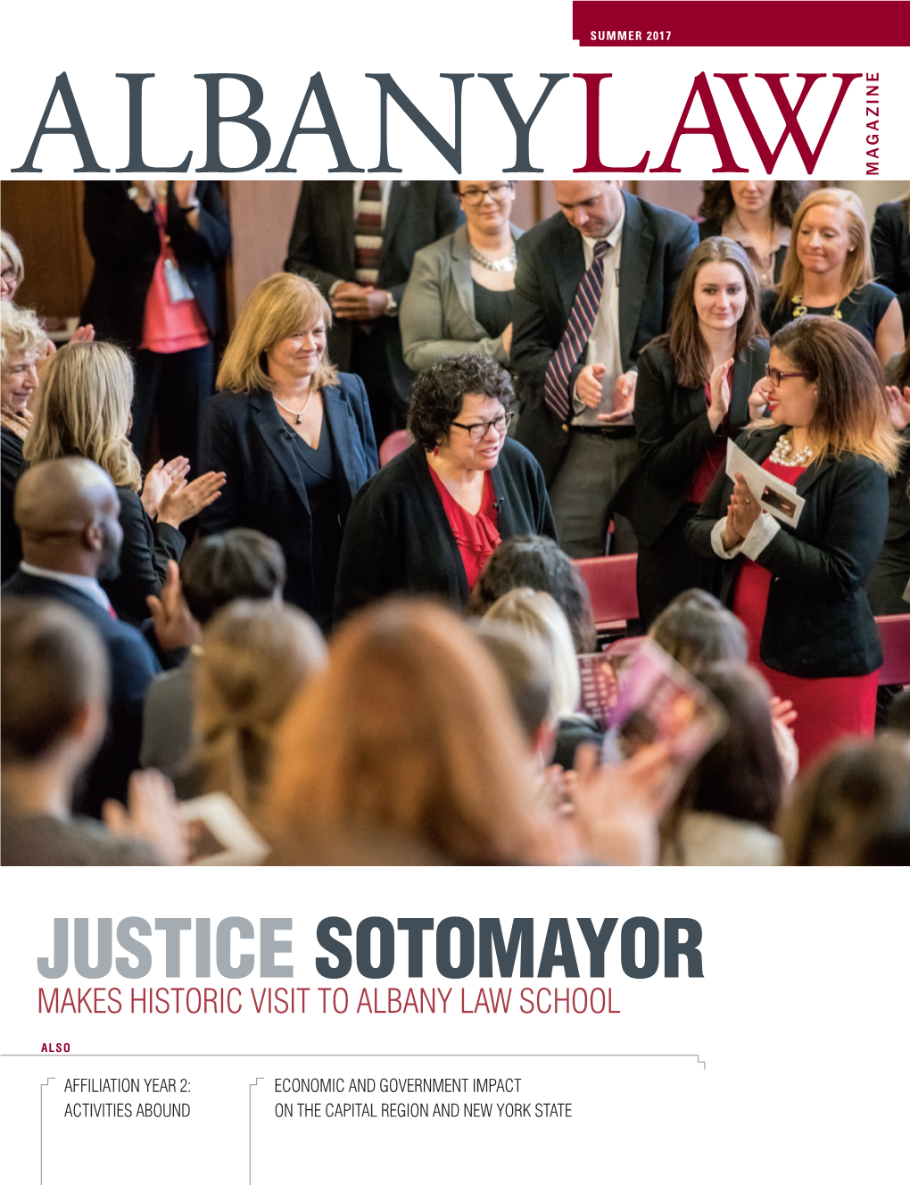 Justice Sotomayor Makes Historic Visit to Albany Law School