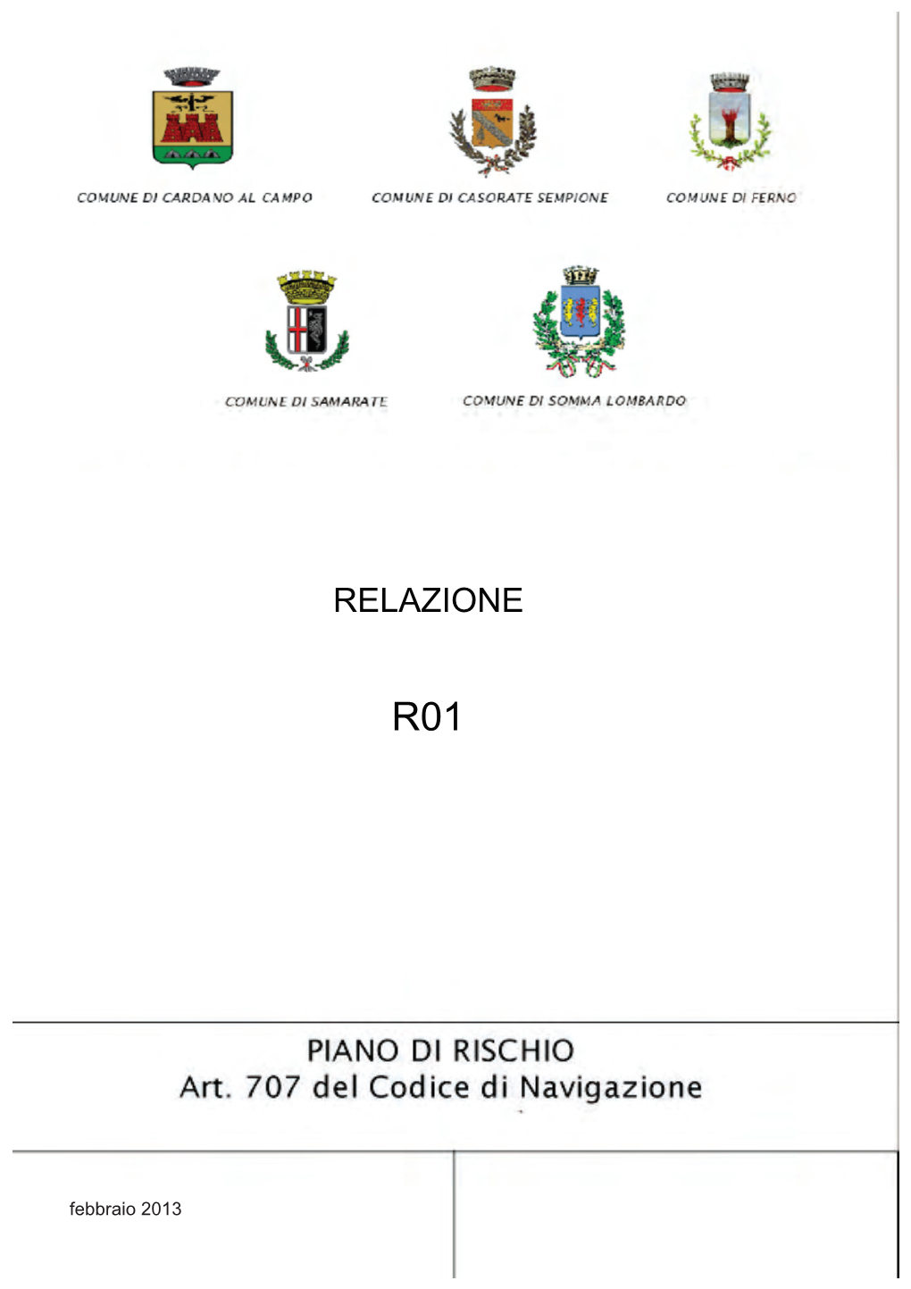 R01 -Relazione Finale