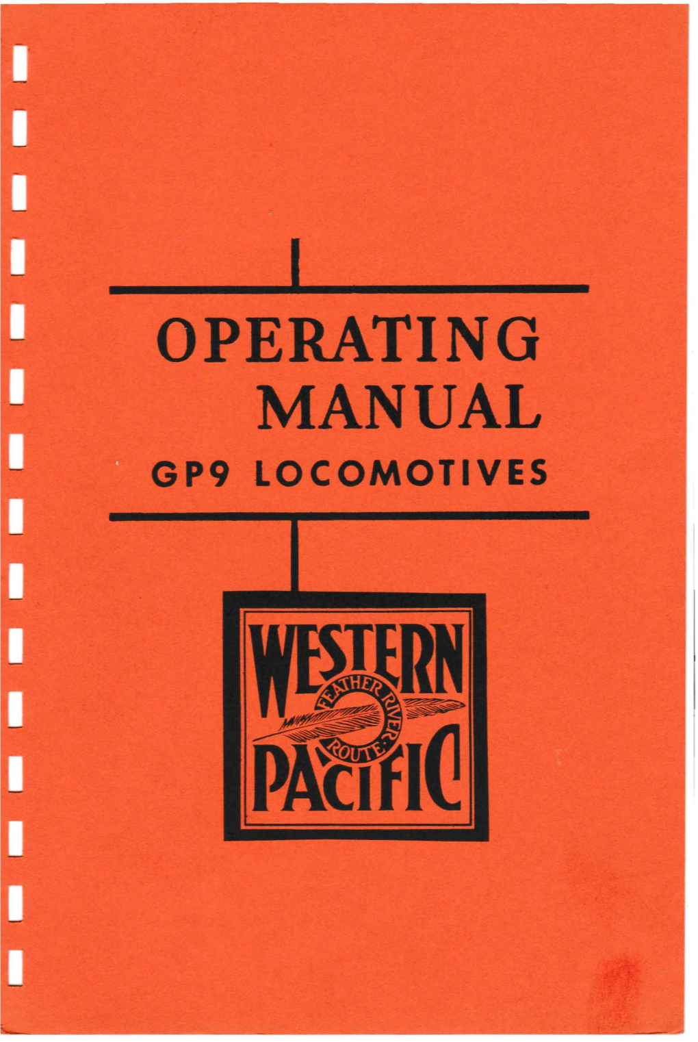 Wp Operating Manual Gp9 Locomotives